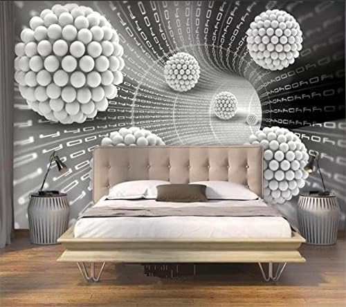 XLMING Cubic Orb Abstrakter Raum 3D Tapete Home Dekoration Wohnzimmer Sofa Schlafzimmer Tv Hintergrund Wand-200cm×140cm