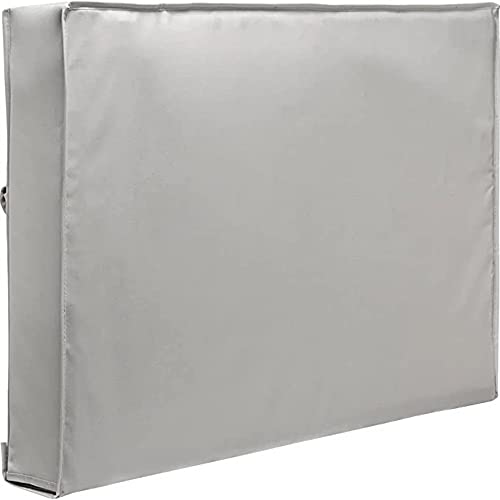 Crepundia Outdoor Tv Cover TV-Abdeckungs-TV-Abdeckungs-Bildschirm-staubdichter wasserdichter Abdeckungs-Set-Abdeckung Oxford schwarz Fernsehhülle TV 22 '' bis 70 'Zoll(for 30 32inch TV)