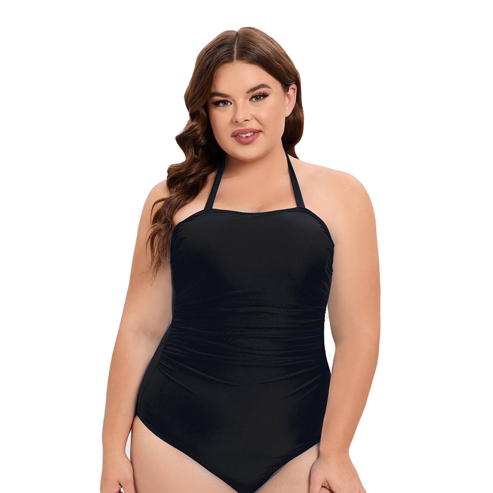 Zkydhbd Damen Schwimmanzug Mit Neckholder Und Neckholder Push Up Badeanzug 1-teiliger Badeanzug Für Den Urlaub Strandkleidung