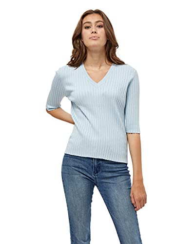 Peppercorn ,Women's ,Tana Rib Knit, 2284M SKYWAY BLUE MELANGE ,L