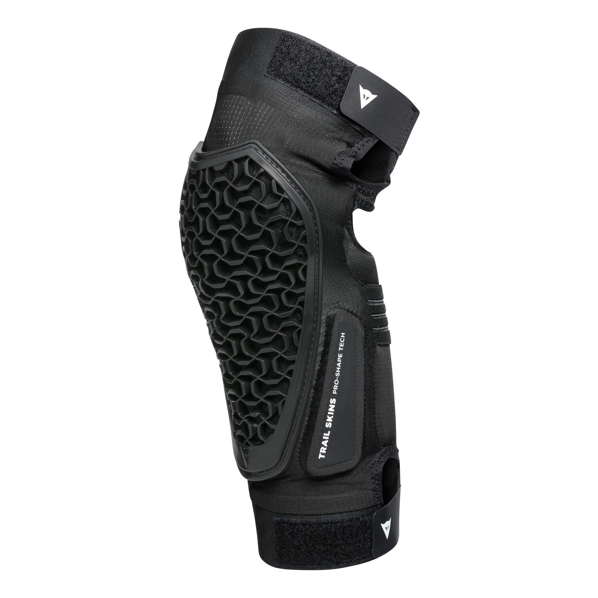 Dainese Trail Skins Pro Elbow Guard Schwarz - Robuster atmungsaktiver Bike Ellbogenschützer, Größe L - Farbe Black