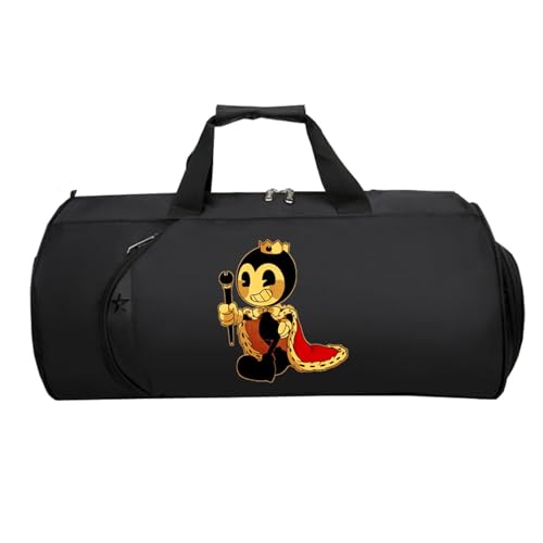 Cabin Bag Anime, Reisetasche Faltbar Kabinengepäck, Tote Bag füR Sport Reisen Gym Urlaub Flugzeug(Black 7)