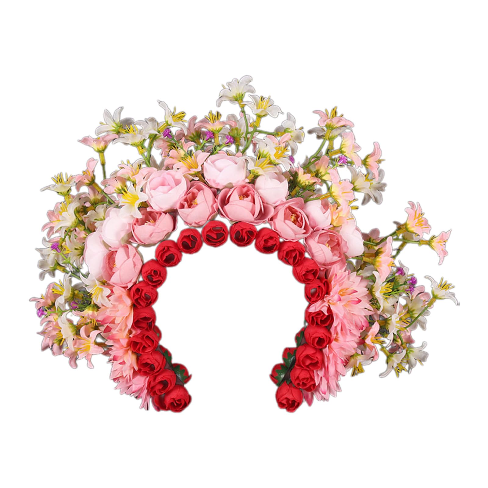 Ethnisch Inspirierter Kopfschmuck Stilvoller Blumen Kopfschmuck Für Frauen Und Mädchen Modischer Haarschmuck Mit Blumenmotiv Stilvolle Kopfbedeckung