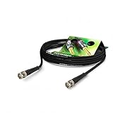 SommerCable HF-Kabel RG-Classic 50 Ohm RG58/ Cu Low Loss, BNC/BNC Hicon, Schwarz (5m)