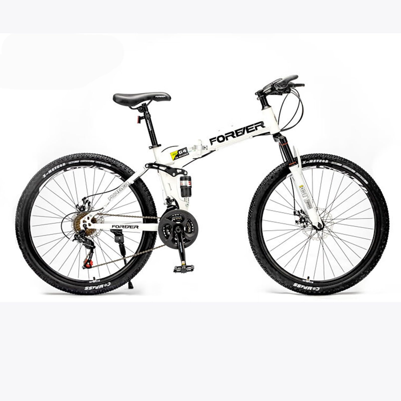 ZHMQQDL Klapprad 26-Zoll-Fahrrad Aus Kohlenstoffstahl Für Erwachsene, Damen Und Herren, Stoßdämpfendes Offroad-Mountainbike Mit Variabler Geschwindigkeit a,24-Speed