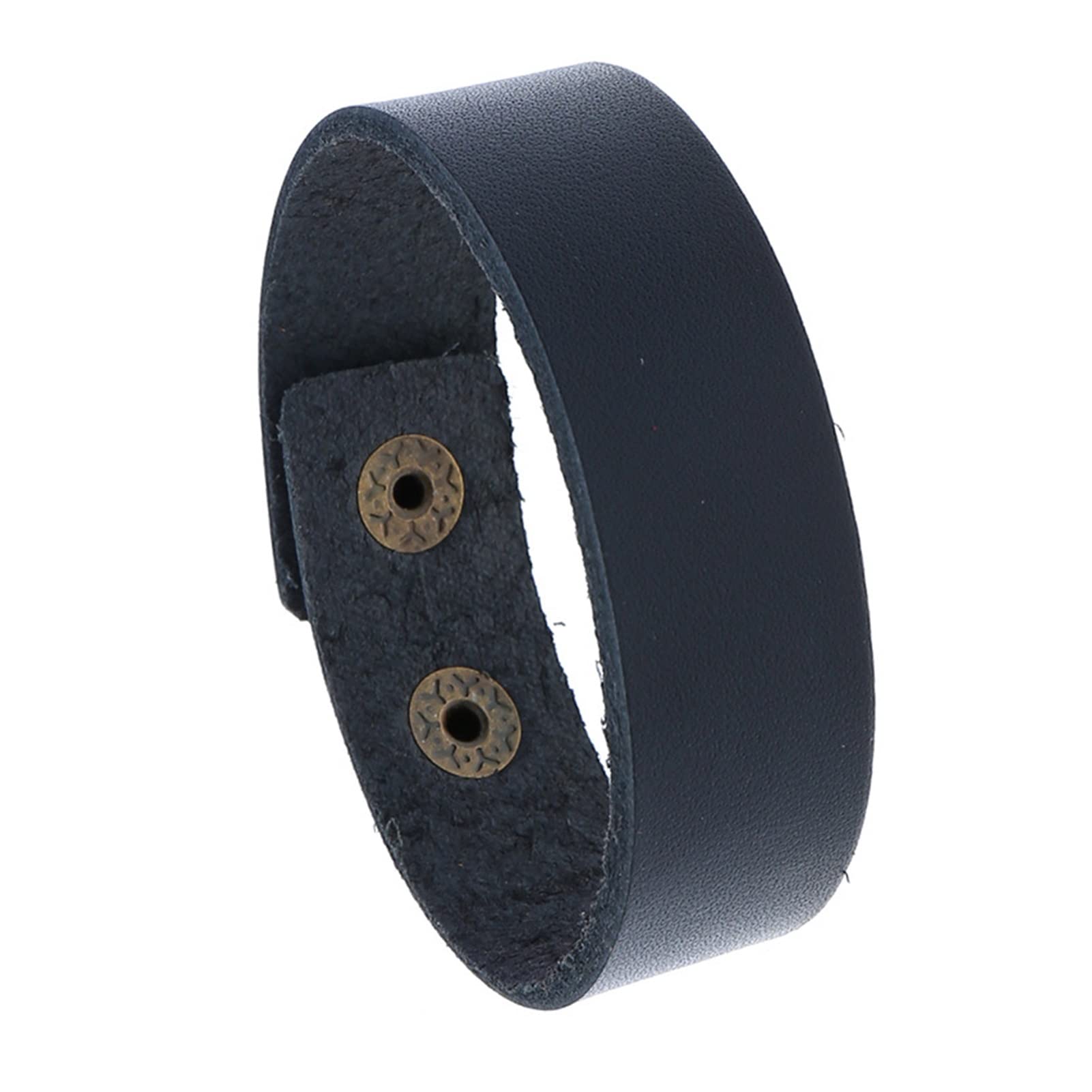 YIHANSS Armband, modische Armbänder, modische Herren-Armbänder aus echtem Leder, breites Wickelarmband, Punk-Armband, Schmuck, Geschenk für Männer und Frauen, Armbänder, Damenschmuck (Größe: Gold)