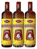 Cachaca VELHO BARREIRO 3Flaschen je 1l Sparpack