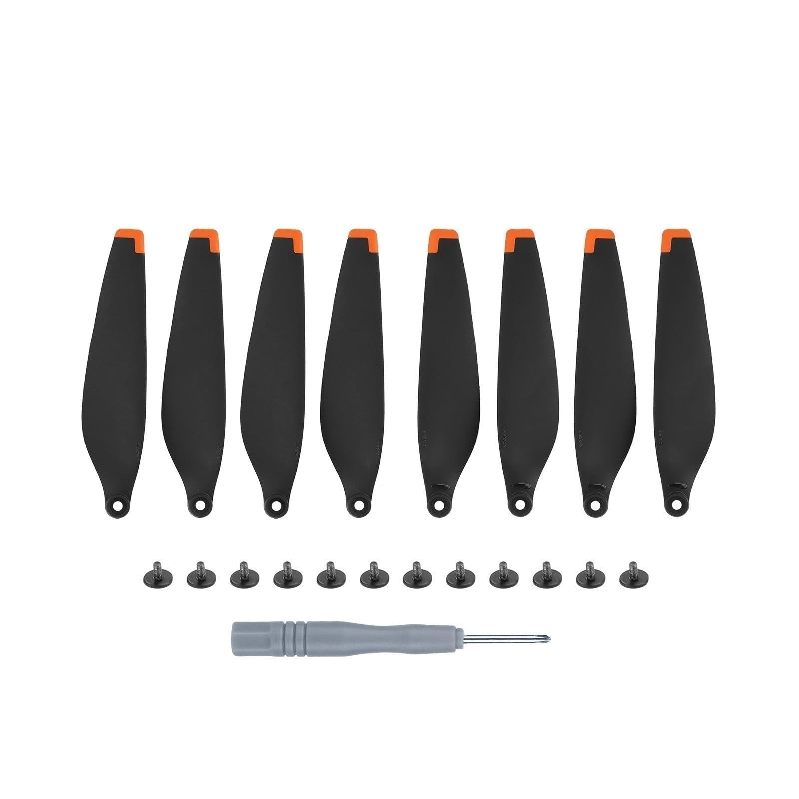 Drohnenzubehör for DJI Mini 4 Pro Zubehör Kit RC Sticks Displayschutzfolie Propeller Lagerung Fahrwerk Pad Umhängeband Teile Zubehör Set Das ist austauschbar(Propeller(8Pcs))