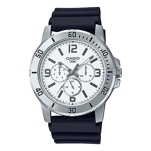 Casio General MTP-VD300-7B Black Resin Band Männer