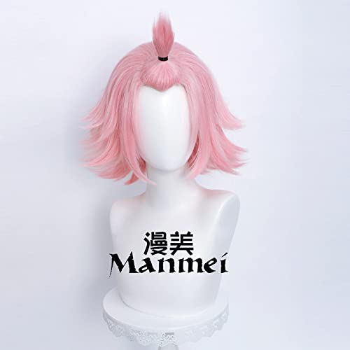 LINLINCD-Wig Anime Cosplay Genshin Impact Diona God cos Wig Cattail Tavern Reverse Twisted Pigtail cat Ear Wig