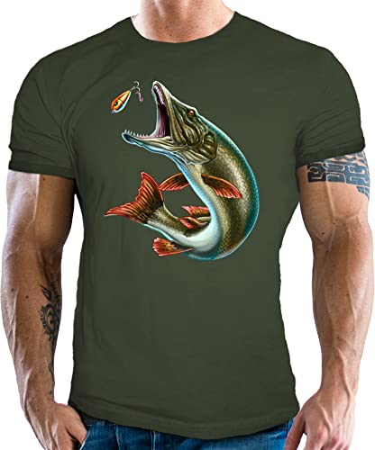 Das Geschenk T-Shirt für den Fischer und Angler: Catch The Bait-XL