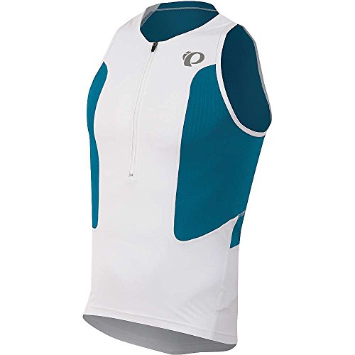 Pearl Izumi - Run Select Tri Singlet Herren, Herren, White/Brilliant Blue, X-Large