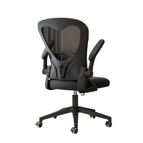 Bürostuhl Ergonomischer Bürostuhl, verstellbare Lordosenstütze und Armlehnen, hohe Rückenlehne, ergonomischer Bürostuhl, Schreibtischstühle mit gepolstertem Kissen Schreibtischstuhl(Schwarz)