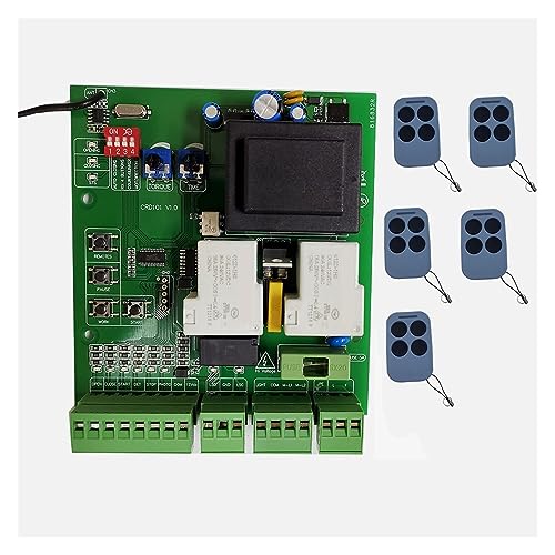 Elektrisches Toröffnungsset, AC-Leiterplatte, Steuerkarte, Hauptplatine, Platte for Schiebetoröffnermotor(1 board with 5 key)