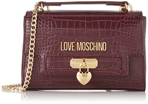 Love Moschino Damen Borsa Pu St.Croco Viola Umhngetasche, violett