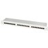 LogiLink 19, Patch Panel Kat.6 EconLine, 24 Ports, lichtgrau