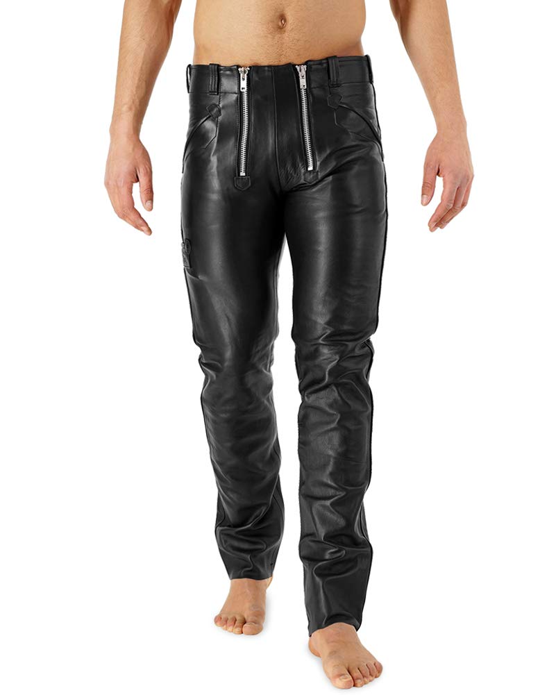 Bockle® Premium Zimmermann Zimmermann Lederhose Herren Zunfthose Lederhose Herren, Size: 34W / 36L