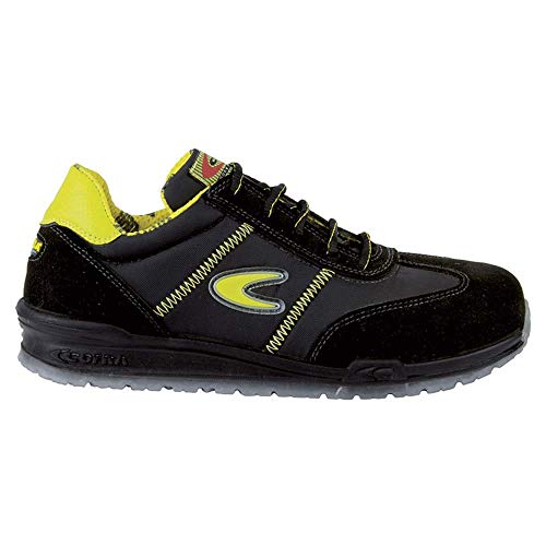 Cofra S.r.l. 78400-000 Sicherheitsschuhe S1P Owens Running sportliche Halbschuhe schwarz/gelb Gr. 41