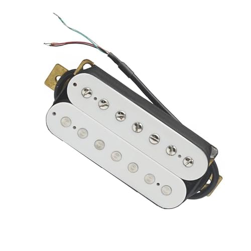 Weiße 7-saitige E-Gitarre Humbucker Pickup Coil Spliting Pickup Gitarrenteile Single-Coil-Tonabnehmer (Color : Bridge)