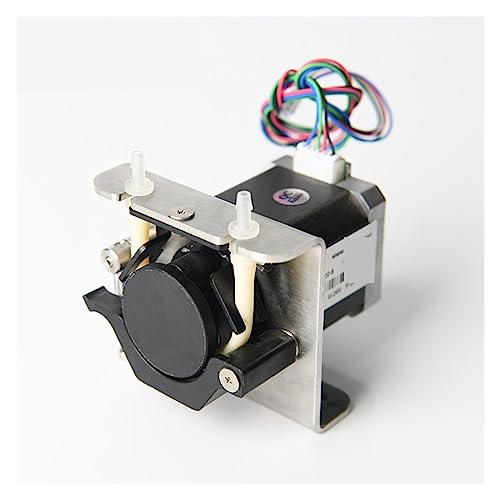 Abfüllmaschine KCS PLUS Schlauchpumpe 12V 24V Schrittmotor Hochpräzise selbstansaugende Pumpe mit Silikon/BPT-Dosierpumpe for Labor Schnelle Flüssigkeitsabfüllung sicherstellen(B10,24V-4 Rollers)