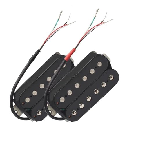 1Set E-Gitarre Humbucker Pickup Gitarrenteile Massive Nickel-Polstücke Single-Coil-Tonabnehmer (Color : 3/4)