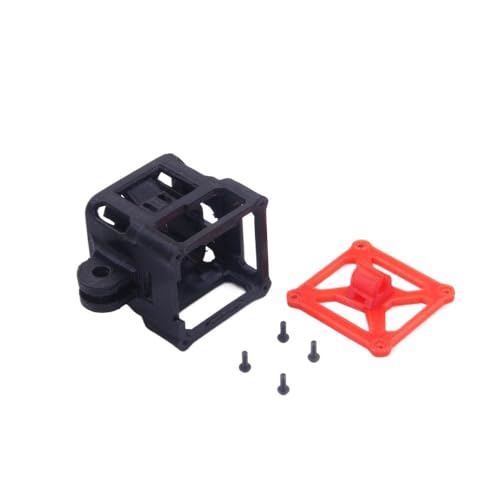 LSFWJP for DJI O3 Air Unit Kamera integrierte Modifikation 3D-gedruckte Teile TPU-Halter Feste Halterung Sitz 95A TPU-Halterung for FPV Racing Drone (Color : Svart)