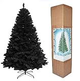 10ft/300cm Künstlichen Weihnachtsbaum Alaskan Pine Schwarz 1800 Spitzen Xmas Home Dekorationen 3m, Metallständer