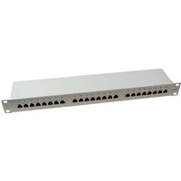 Logilink EconLine - Patch Panel - RJ-45 X 24 - Hellgrau, RAL 7035 - 1U - 48.3 cm (19) (NP0053)