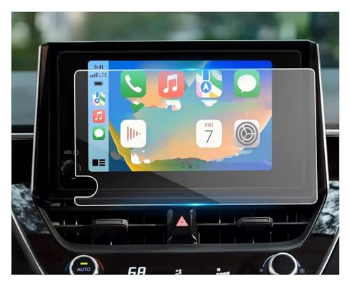 Interieurleisten Zubehör Für Toyota Für RAV4 Für RAV 4 2023 2024 Auto Infotainment Radio GPS Konsole Navigation Gehärtetem Glas Screen Protector Car Innenausstattung(8INCH)