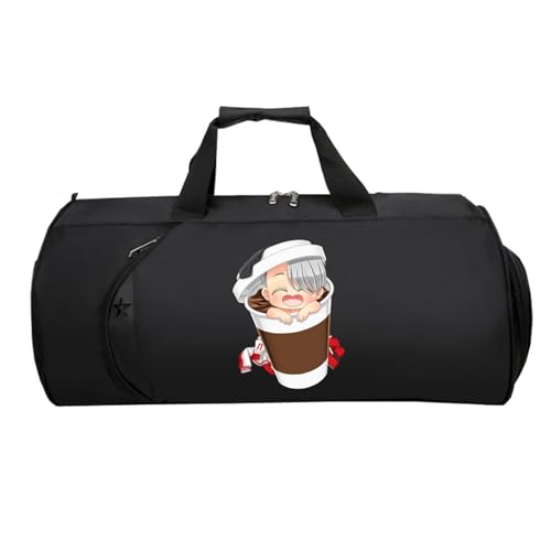 Reisetasche HandgepäCk, Handreisegepäck mit Schultergurt Handtasche, Weekender HandgepäCk Koffer füR Herren Und Damen Flugzeug(Black 11)