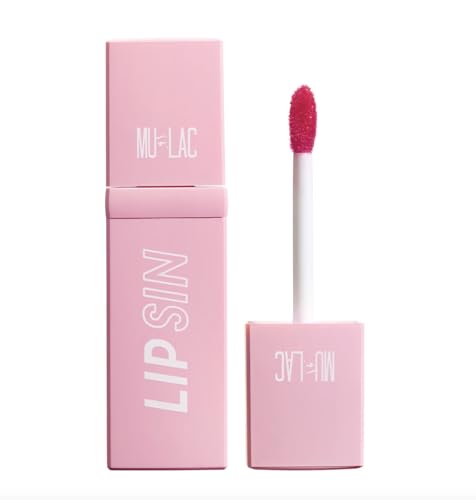 Mulac Cosmetics LIP SIN 04 DAIQUIRI Red Lipstick glänzend rot entsättigt Vegan 4 ml