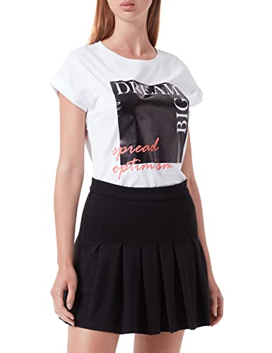 Cartoon Damen 2493/7009 T-Shirts, White/Black, 36