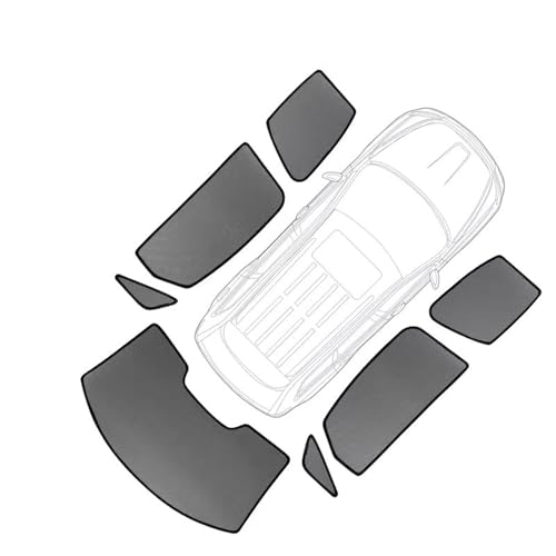 Sonnenschutz Für Benz Für A-Klasse Für W169 Fließheck 2004-2011 Auto-Sonnenblendenzubehör Fenster-Windschutzscheibenabdeckung Sonnenschutzvorhang Auto Sonnenschutz(7pcs)