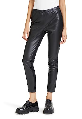 Cartoon Damen Jeggings mit elastischem Bund Schwarz,40