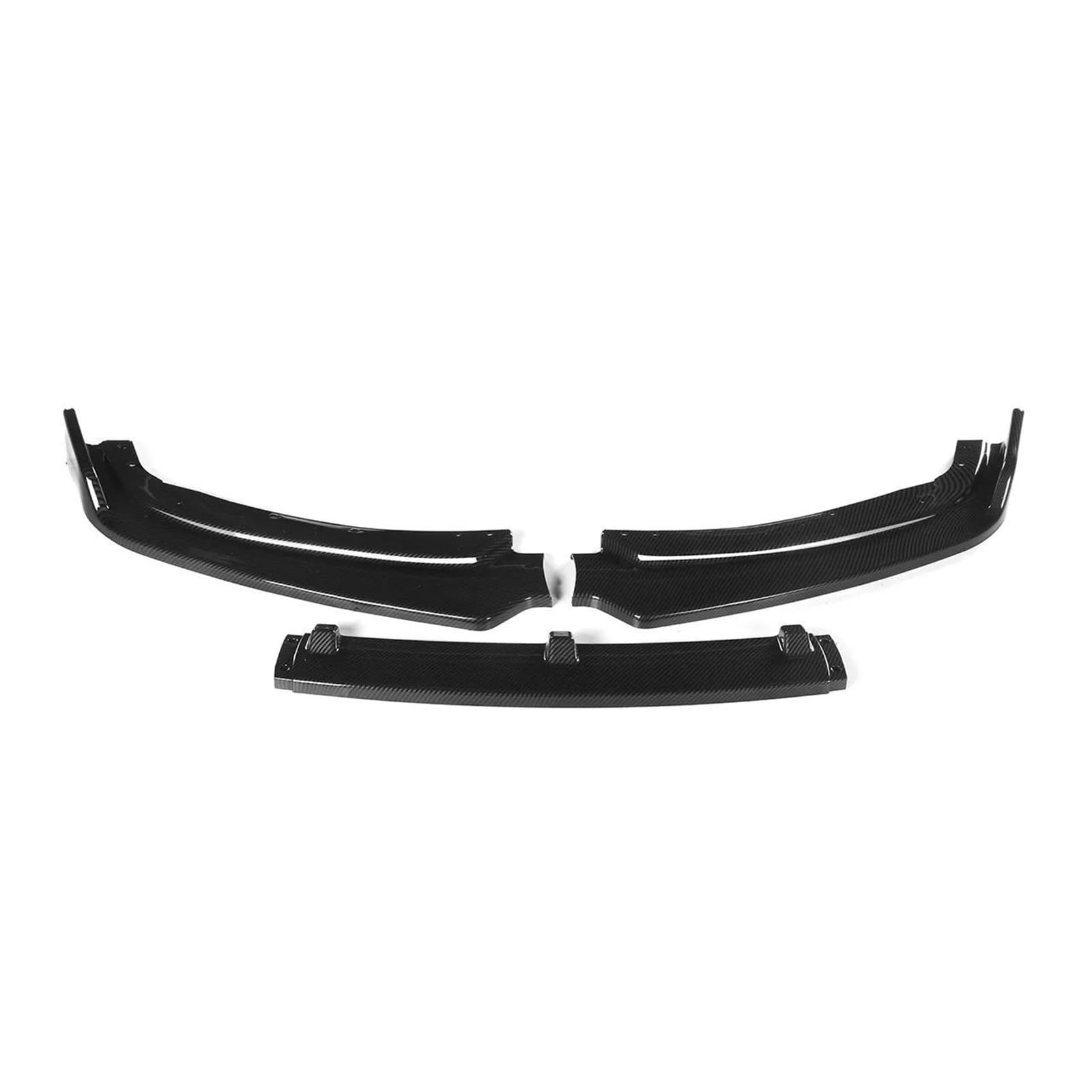 Splitter 3X Auto Front Stoßstange Lip Diffusor Splitter Spoiler Schutz Abdeckung Front Stoßstange Kinn Body Kits Für 3 Serie F30 F35 2012-2015 Frontlippe(Kohlefaser-Optik)