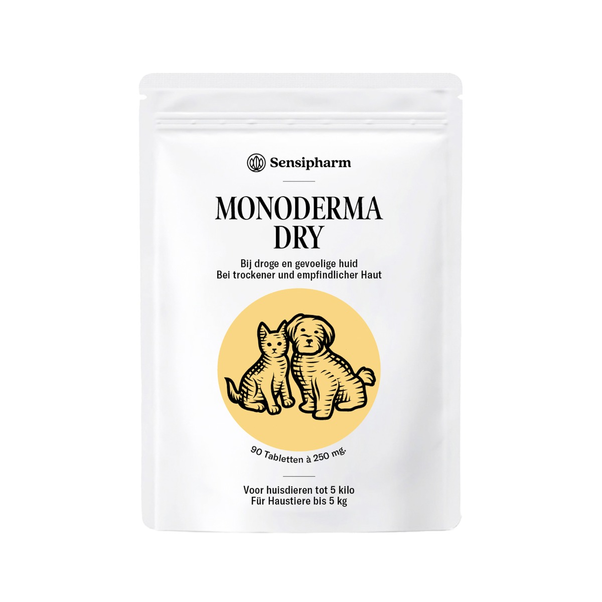 Monoderma Dry - Kleine Haustiere - 90 Tabletten