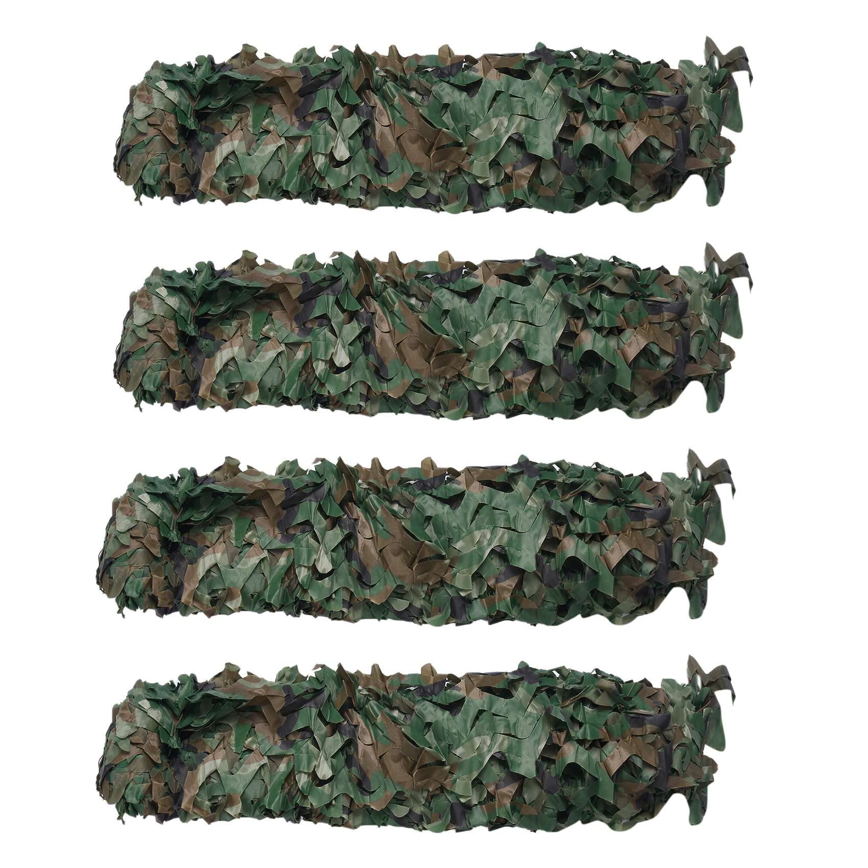 SICOSALT 4X Jagd Tarn Netze Camo Netting Jalousien Perfekt für Sonnen Schutz Camping Jagd Dekoration, 3Mx2M