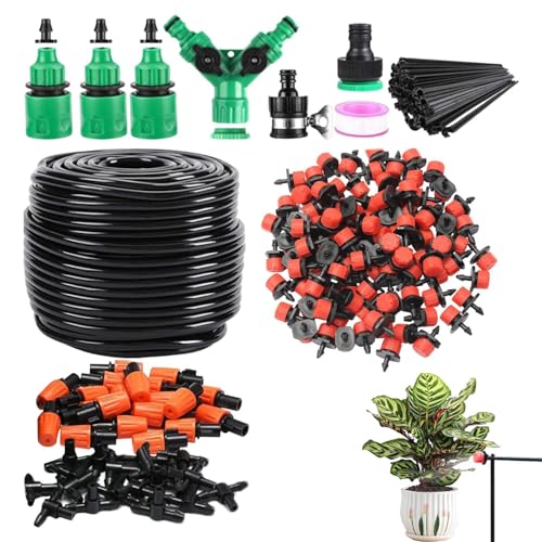 Weppduk Tropfbewässerungssystem-Kit, automatisches Sprinklersystem-Kit,Quick Connect Gartenbewässerungssystem - Verteilerrohr-Bewässerungs-Tropf-Set, Schnellanschluss, automatisches