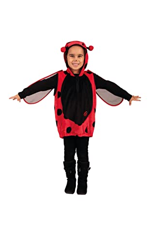 PartyXPeople Marienkäfer Kinderkostüm Tierkostüm Käfer Ladybug Verkleidung rot-schwarz 12707-116