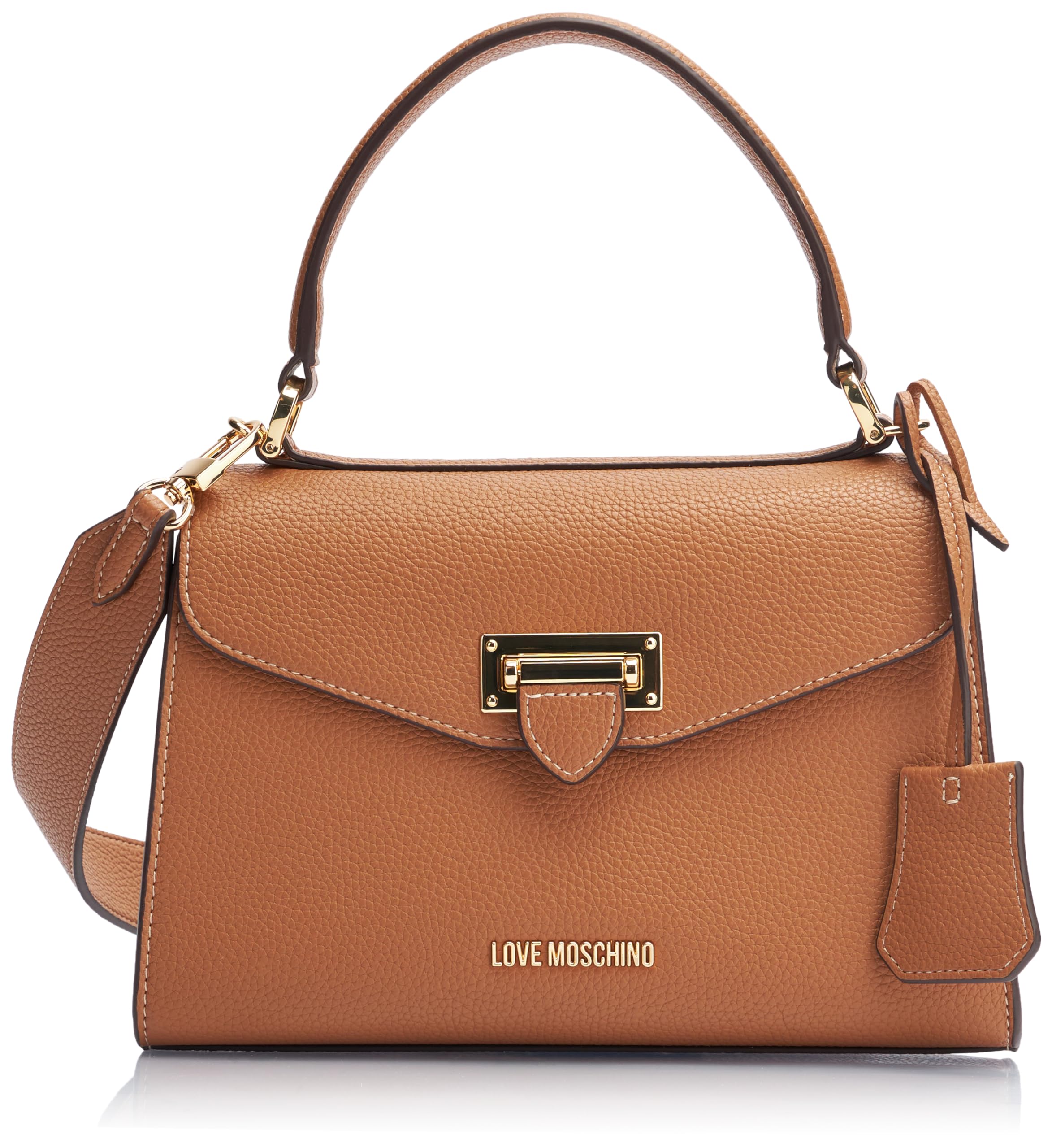 Love Moschino Damen BORSA A Mano, Camel