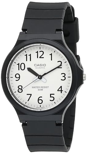 Casio Herren Analog cuarzo japonés Uhr mit Harz Armband MW-240-7B