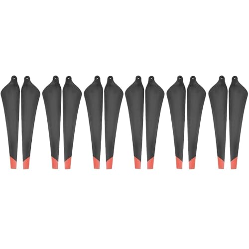 LSFWJP for T30 Propeller 3820s Carbon Faser Nylon Faltbare Propeller Klingen CW und CCW for DJI T30 Landwirtschaft Drone Paddel Zubehör (Color : 12pcs no Props clamp)