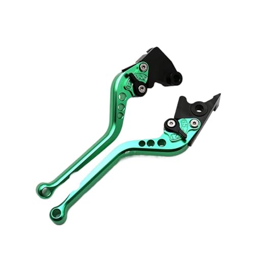 Motorrad Bremshebel Für Speed ​​Für Triple Für Thruxton Für Daytona 955i 600 650 Motorrad Lange/Kurze Bremskupplungshebel BremsKupplungshebel(Long Green)