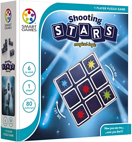 SmartGames Shooting Stars One Player Puzzle Game with 80 Multi Level Challanges