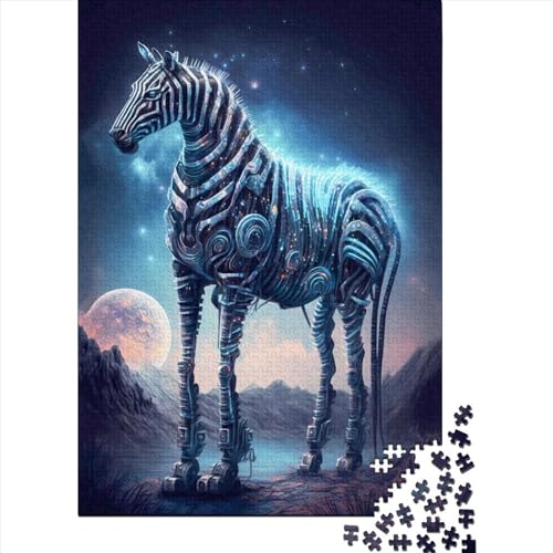 Zebra-Engel-Puzzle | Puzzle für Erwachsene, 500 Teile, für Erwachsene, schwierige Puzzles für anspruchsvolles Puzzlespiel und Familienspiel, 52 x 38 cm