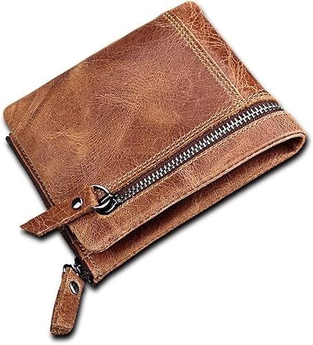 VSULZVNU Herren Geldbörse Herren Schnalle Slim Wallet Kurz Portemonnaie Männer Kartenclip Geldtasche