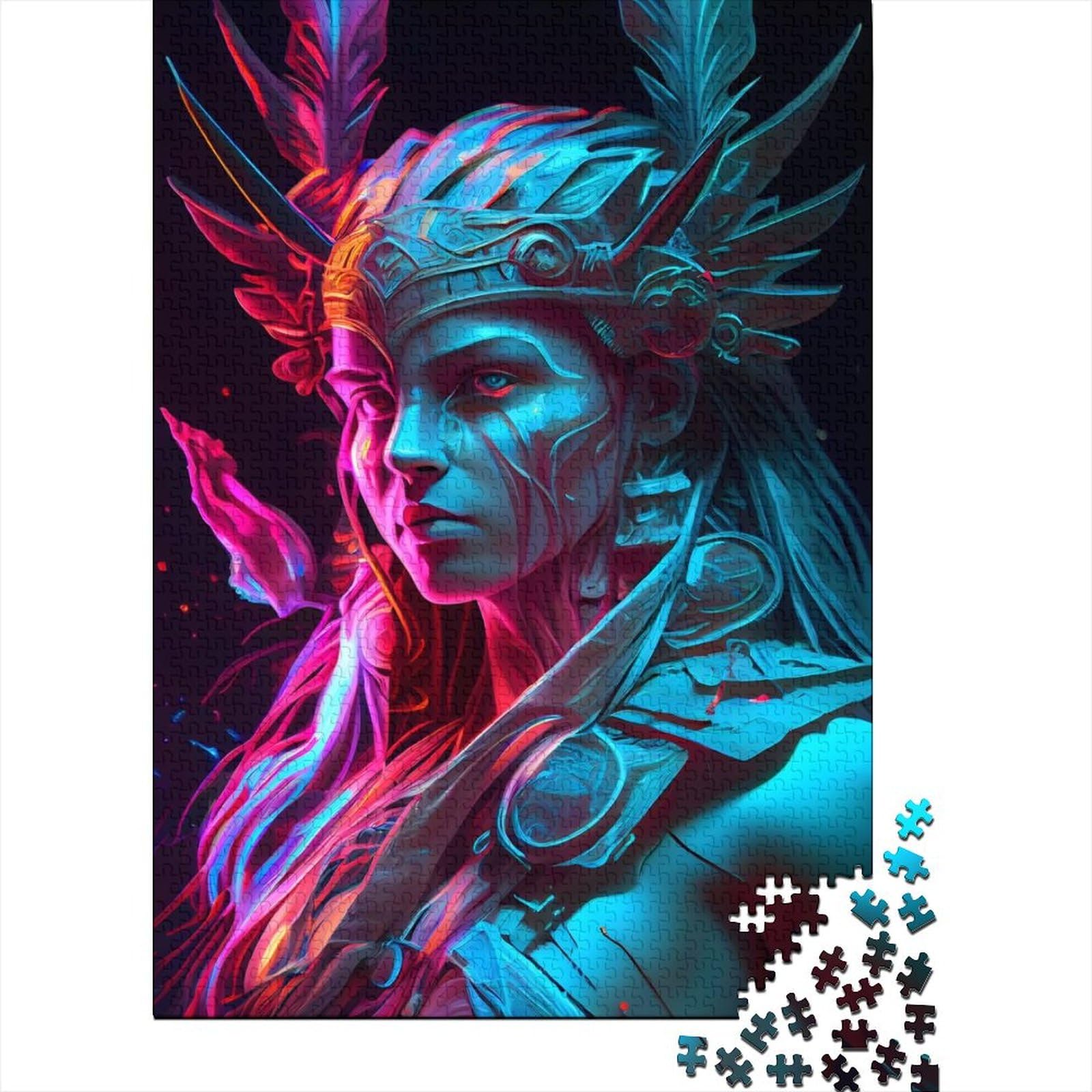 Buntes Artemis-Puzzle für Erwachsene, 1000 Teile Puzzle | Puzzles für Erwachsene, Lernspiel, Herausforderungsspielzeug, 75 x 50 cm