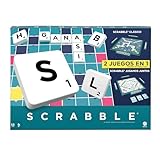 Mattel Games Scrabble Zwei in Eins, Version: Spanisch, HXV99