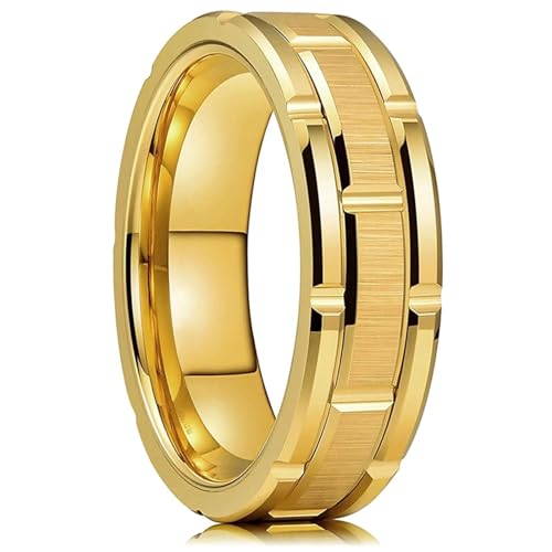 Ring Ringe Damen Bijouterie Herren Mode 8Mm Männer Ehering Blau Ring Für Männer Ehering 11 Style6