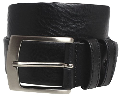 BELTINGER Geldgürtel aus hochwertigem Nappa-Leder 4 cm | Tresor-Gürtel für Damen Herren 40mm | Leder-Gürtel mit Geheimfach 4 cm | Schwarz 120cm